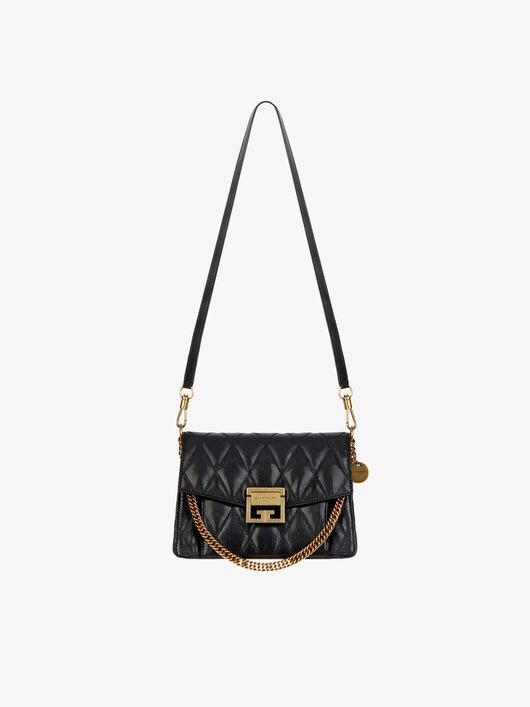 SMALL GV3 BAG IN DIAMOND QUILTED LEATHER - 1