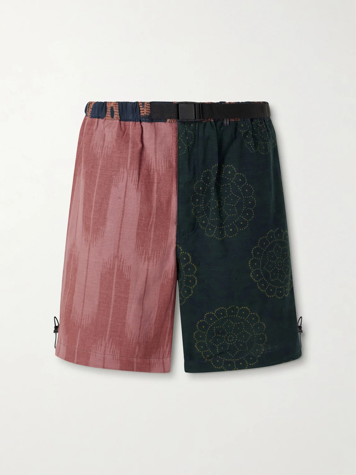 Kami Wide-Leg Belted Cotton Shorts - 1
