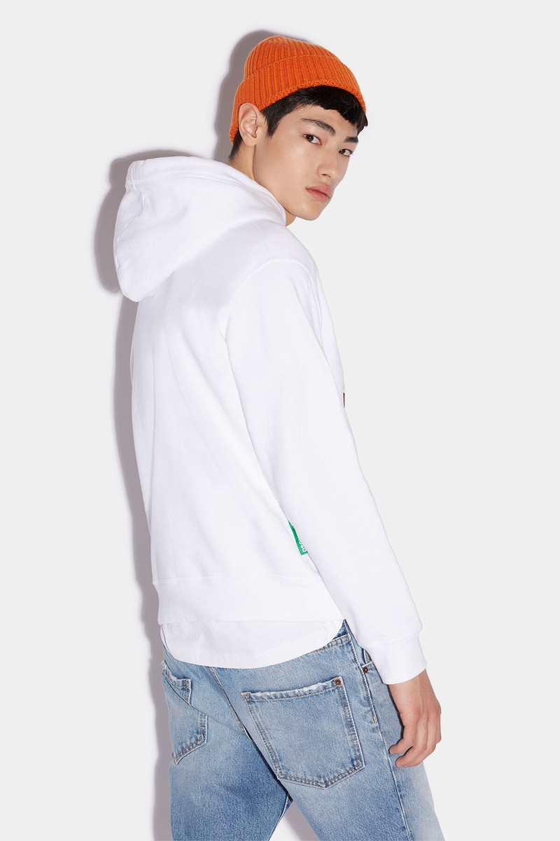 DSQUARED2 ONE LIFE ONE PLANET BUDDIES HOODIE outlook