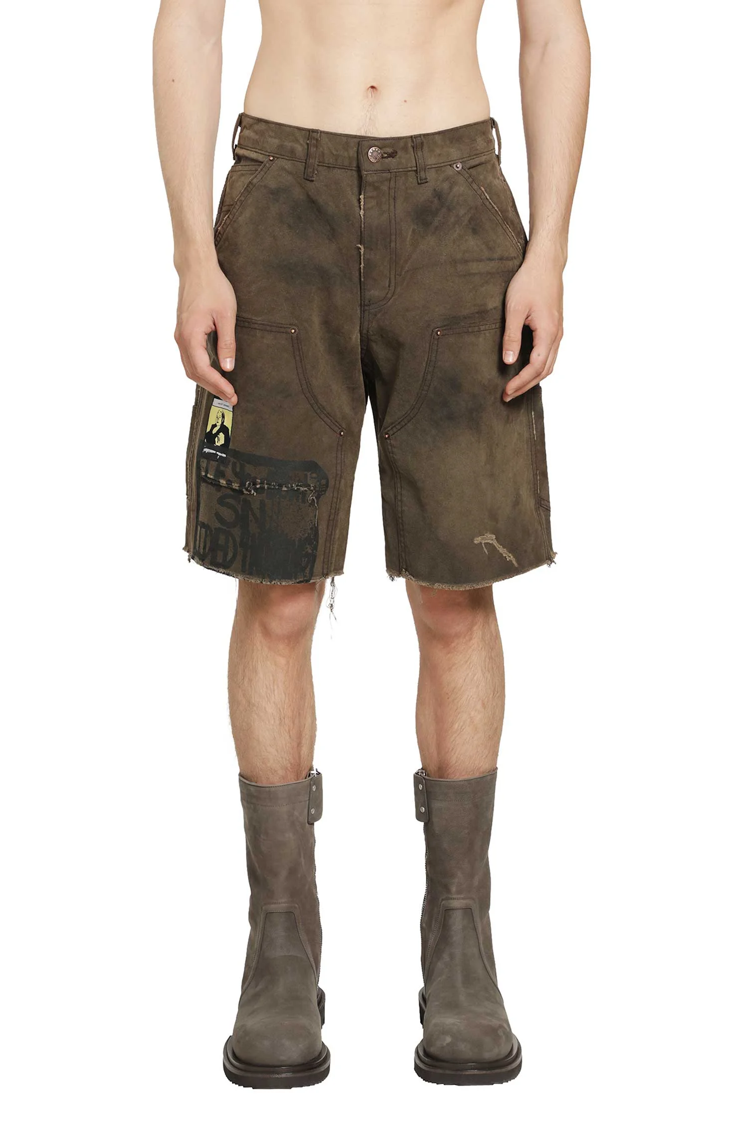 Sinned 4 Nothing Double Knee Shorts - 1
