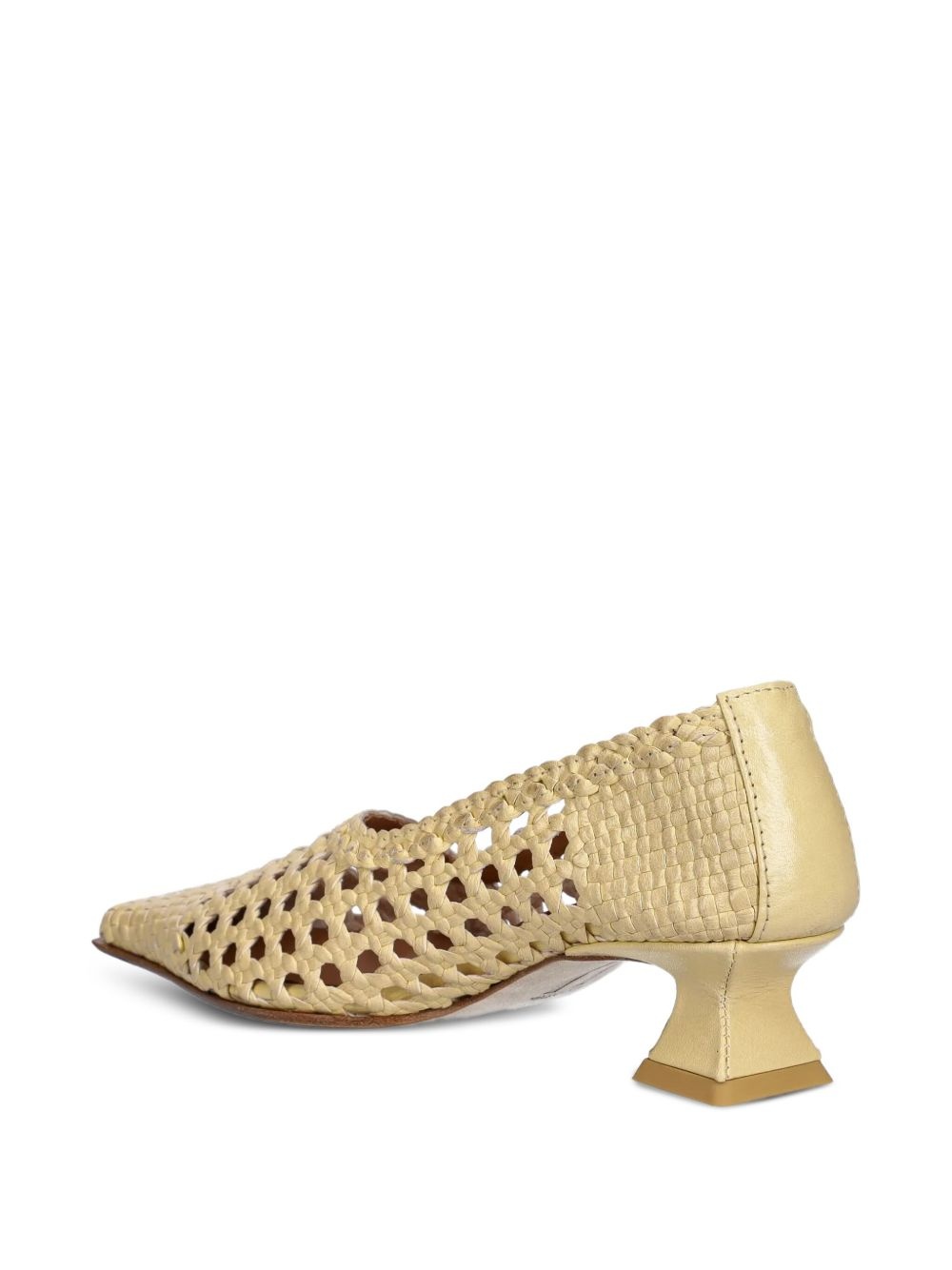 35mm Gisla square-toe pumps - 4