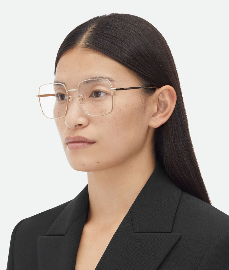 Bottega Veneta Classic Metal Square Eyeglasses outlook