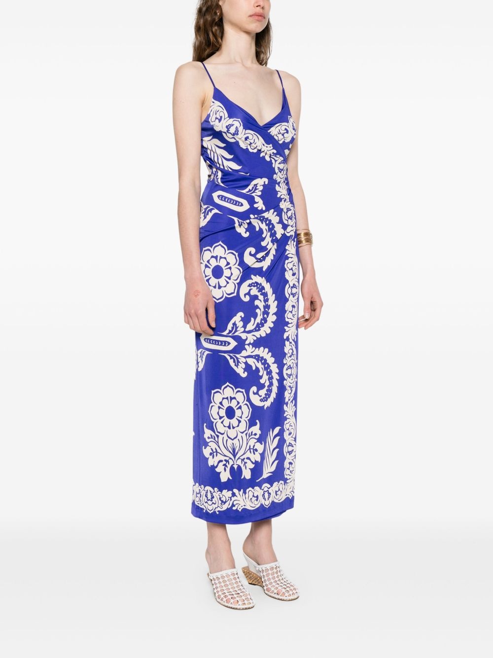 paisley-print midi skirt - 3