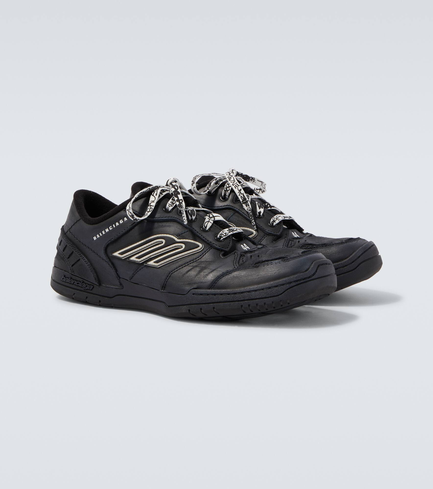 Hamptons leather sneakers - 5