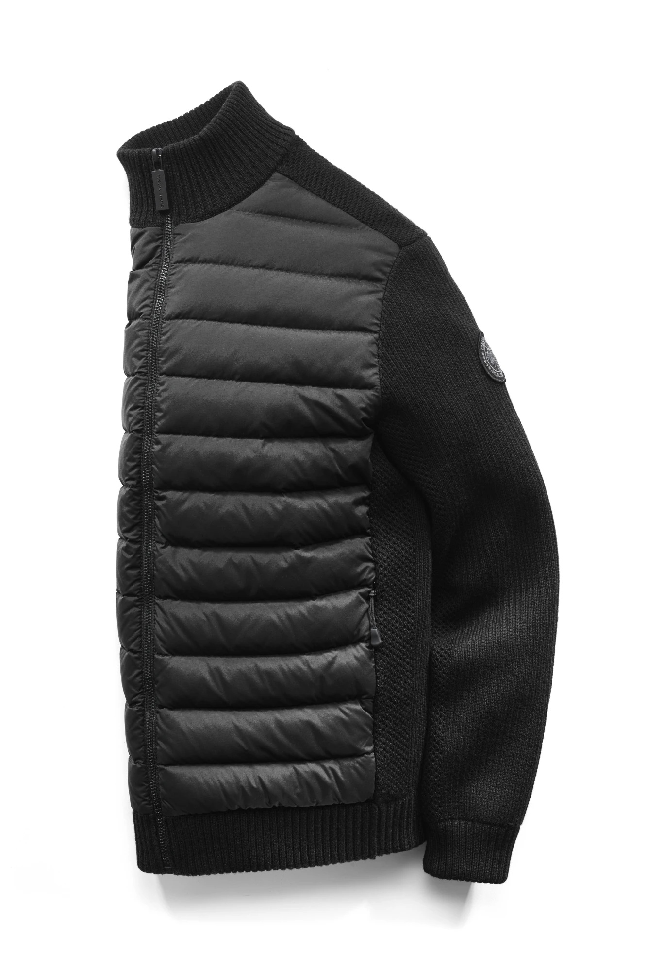 MEN'S HYBRIDGE KNIT DOWN JACKET BLACK LABEL - 1