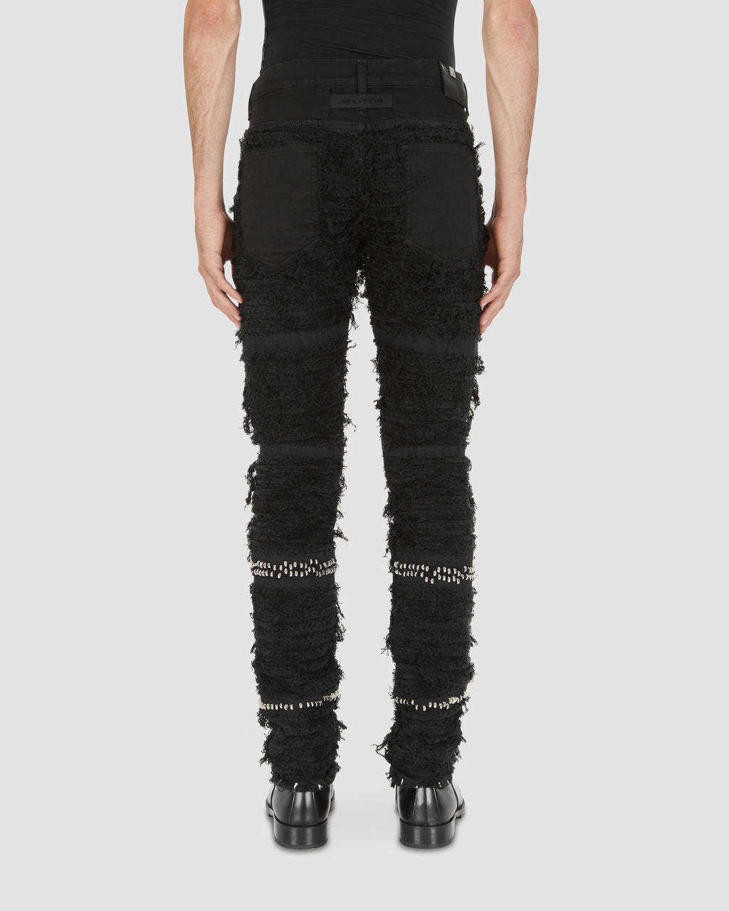 STUDDED BLACKMEANS 6 POCKET JEAN - 5