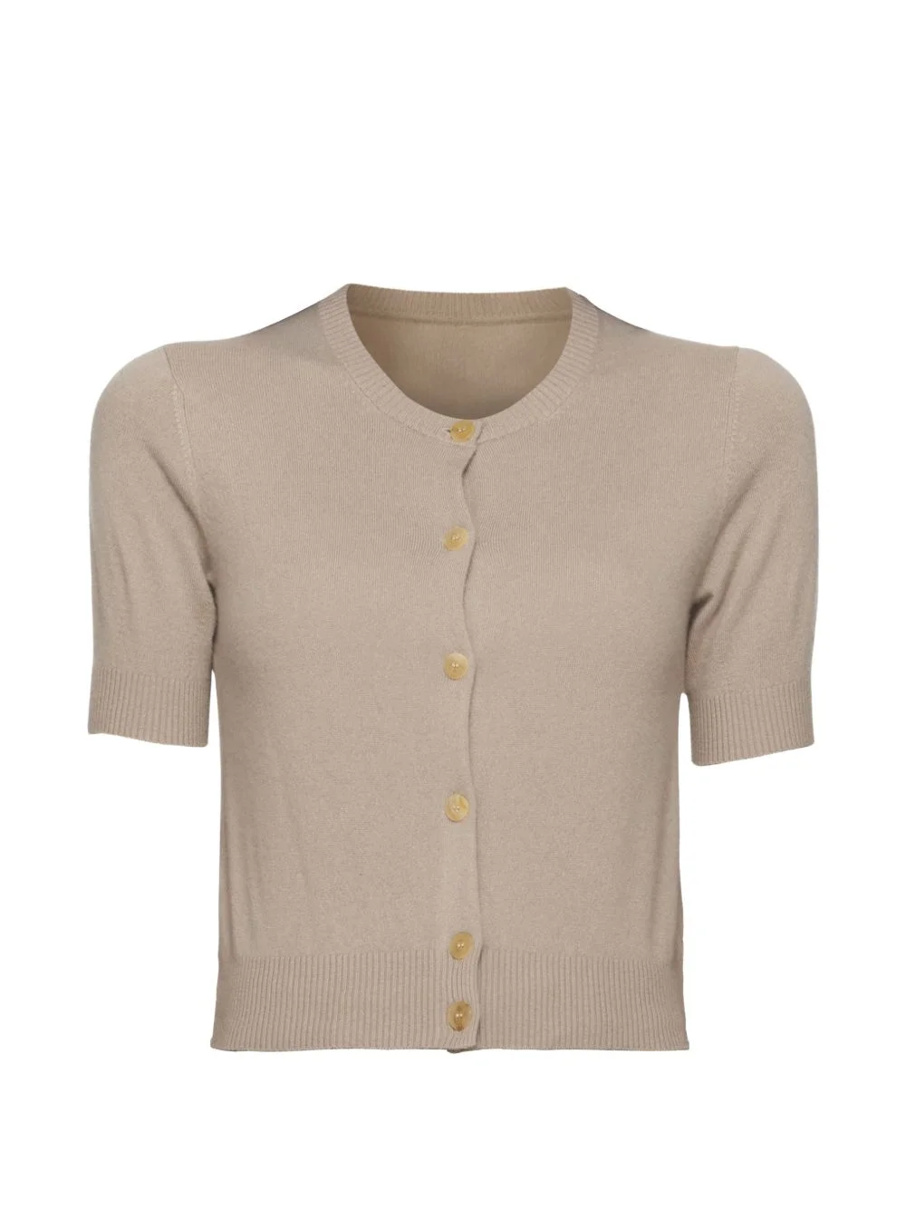 buttoned knitted top - 1