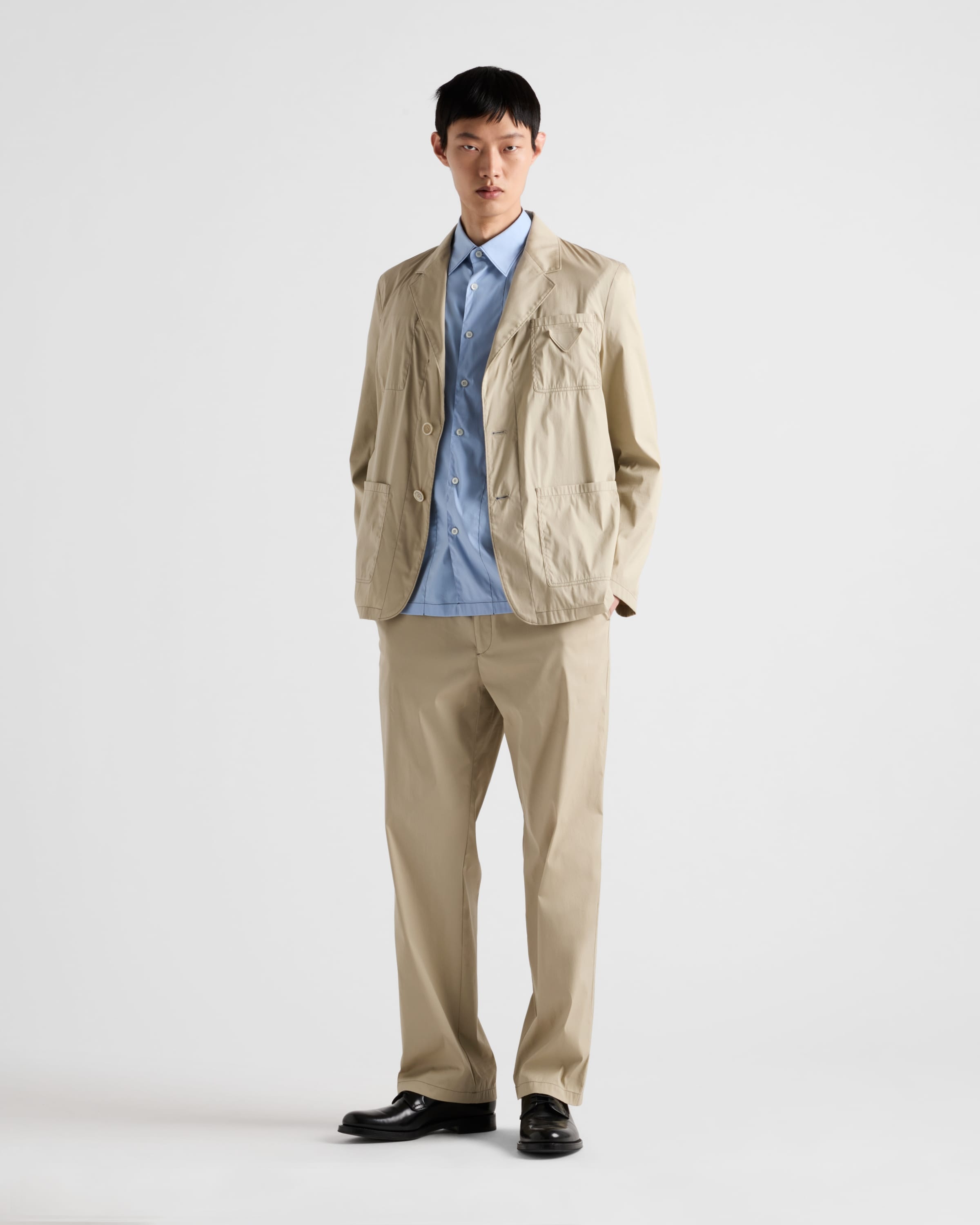 Stretch poplin pants - 2