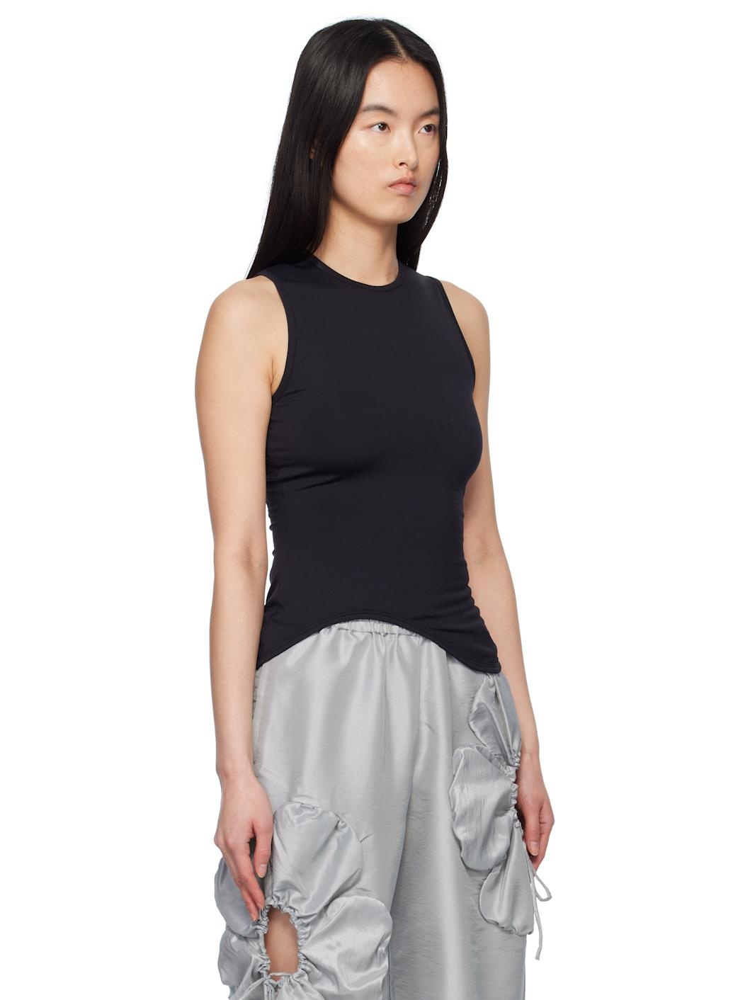 Black Ying-Yang Tank Top - 2