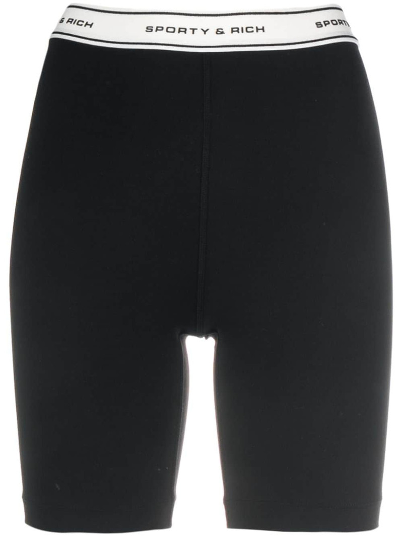 logo-waistband shorts 1