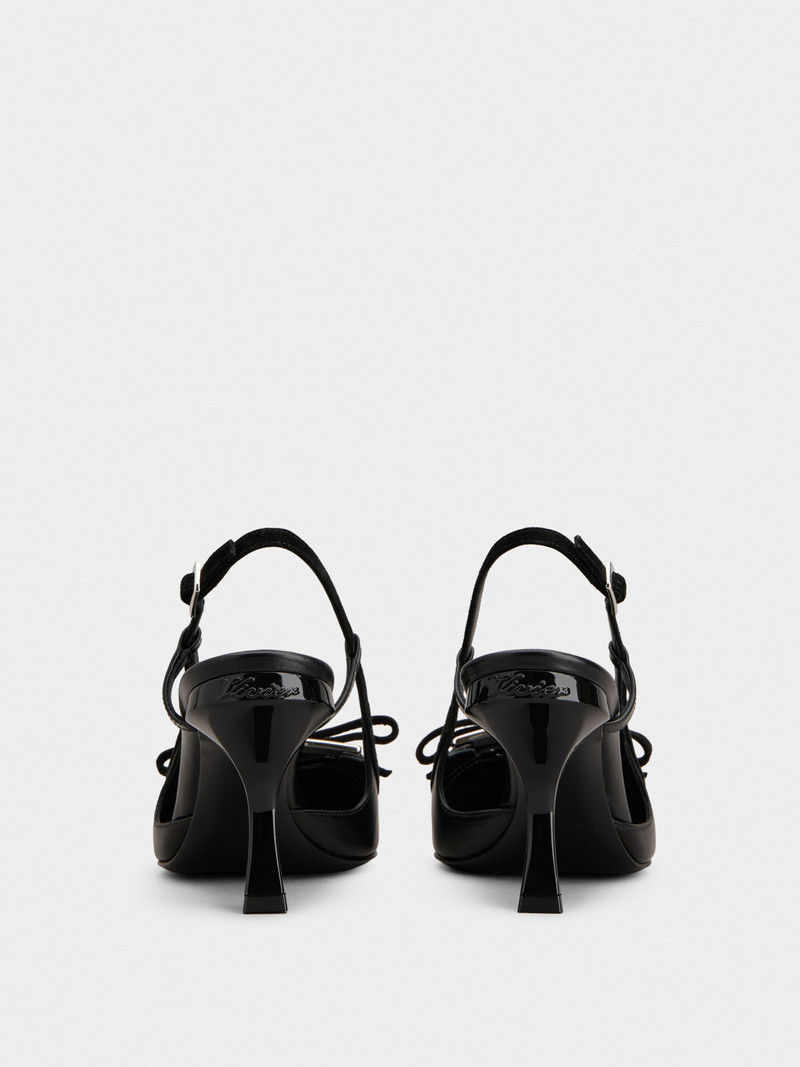 Roger Vivier Virgule Slingback Pumps in leather outlook