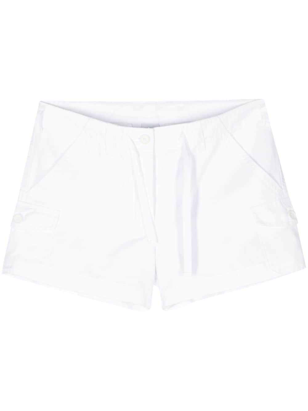 drawstring-waist cargo shorts - 1