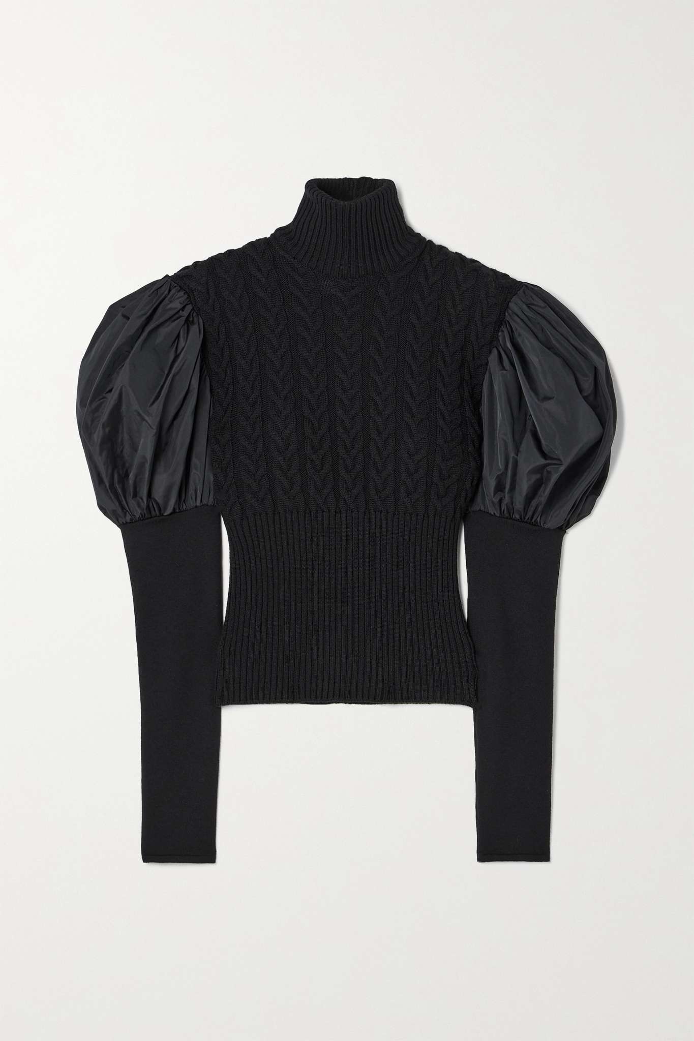 Schild intarsia merino wool turtleneck sweater