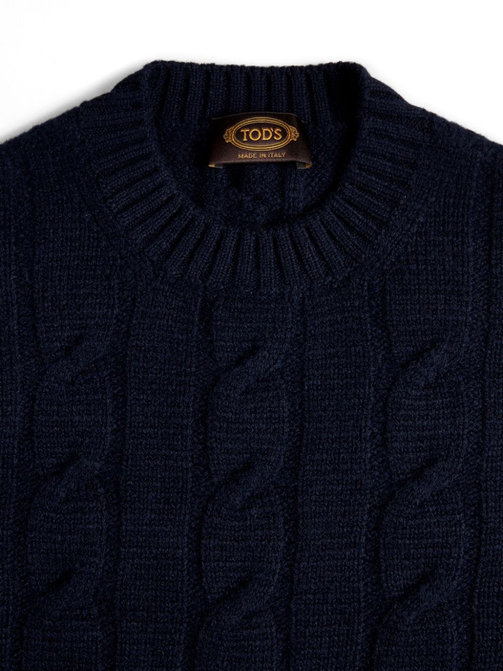 cable-knit crew-neck sweater - 5
