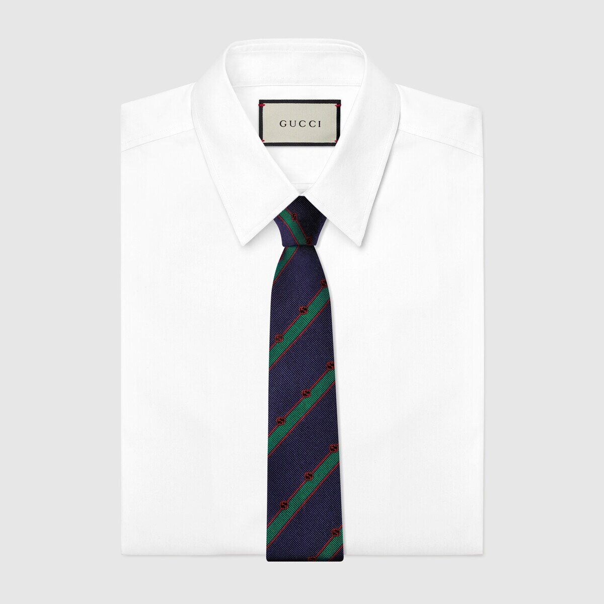 Striped silk tie - 2