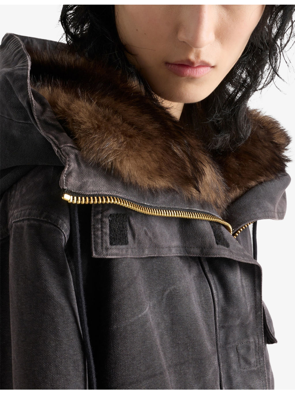 Garment-Dyed Cotton Canvas Parka Coat - 4