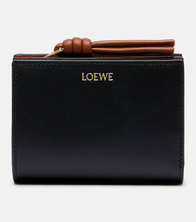 Knot leather wallet 1