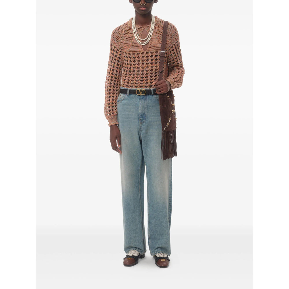 Valentino Blue Denim - Regular & Straight-Leg Jeans Men - 2
