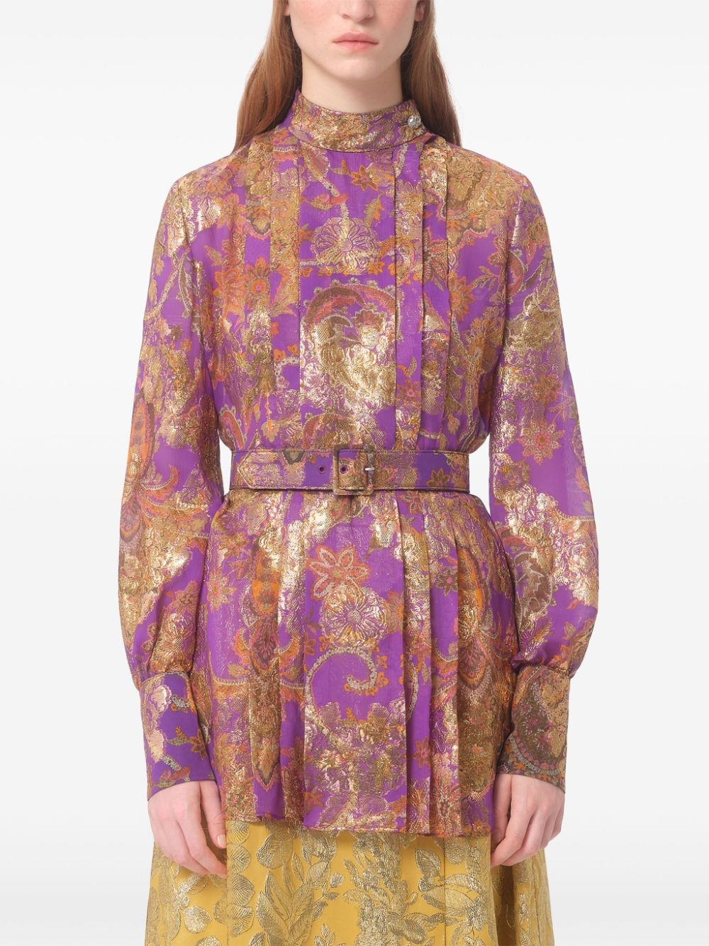 Apres L'Hiver fil-coupe blouse - 3