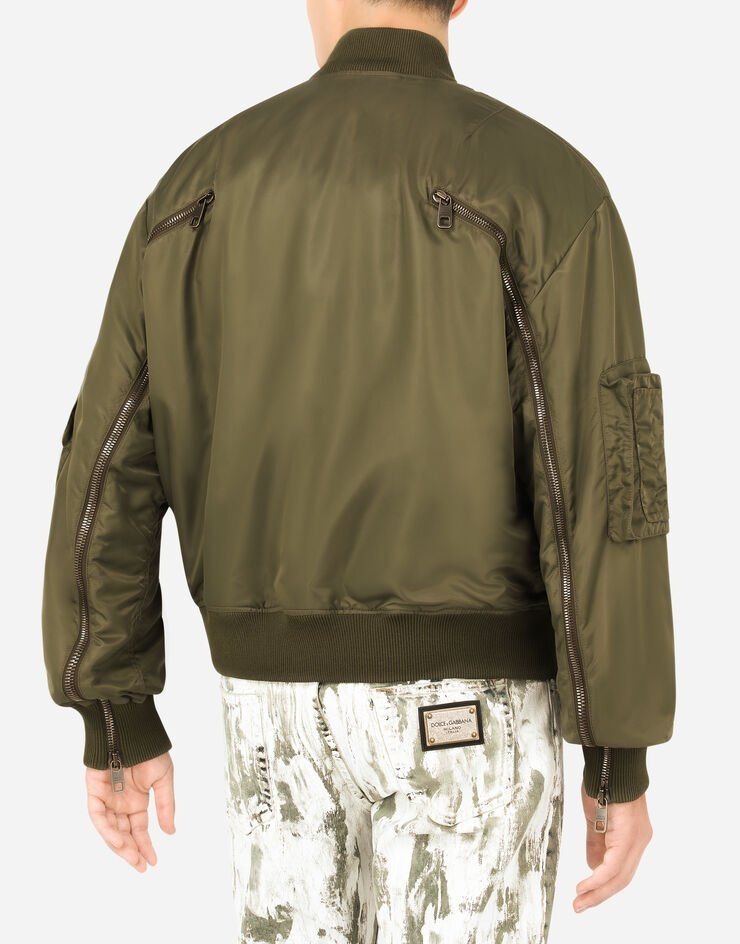 Nylon jacket with multiple zippers - 5