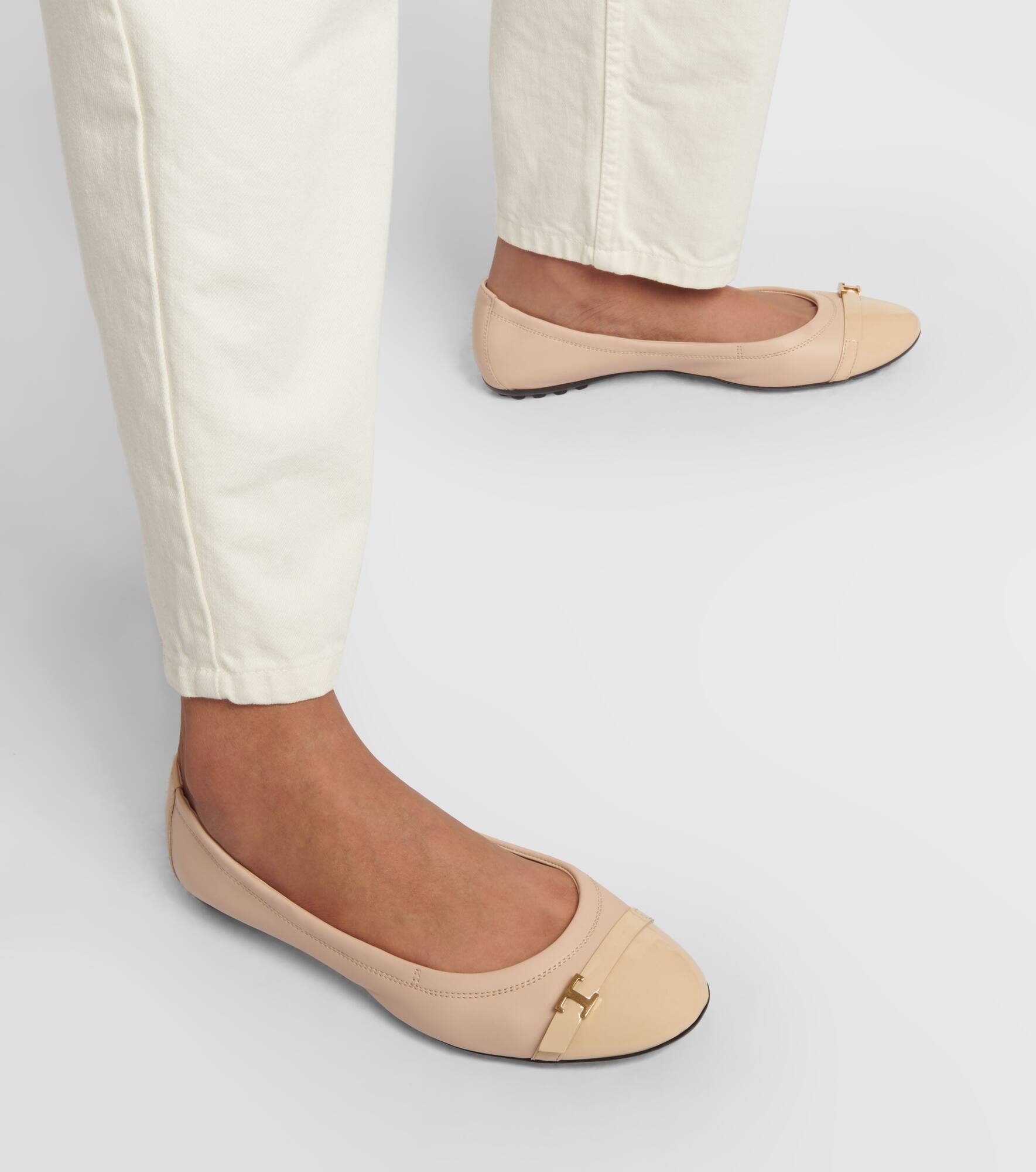 Leather ballet flats - 4