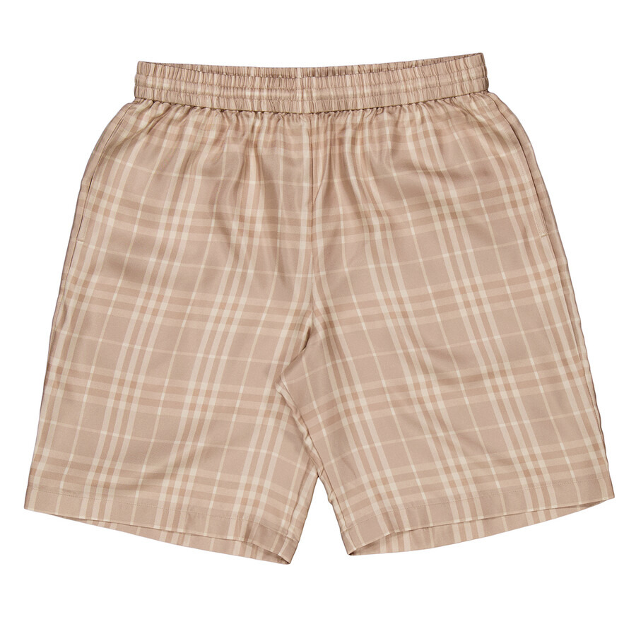 Burberry Checked Elasticated-Waist Shorts - 5