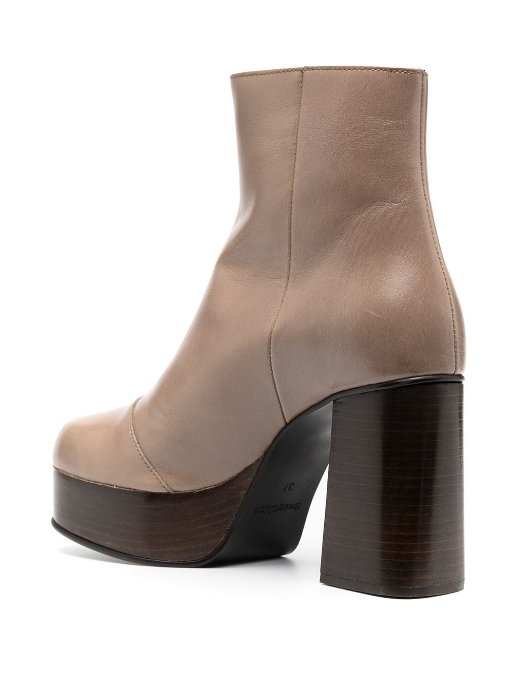 side-zip ankle boots - 3