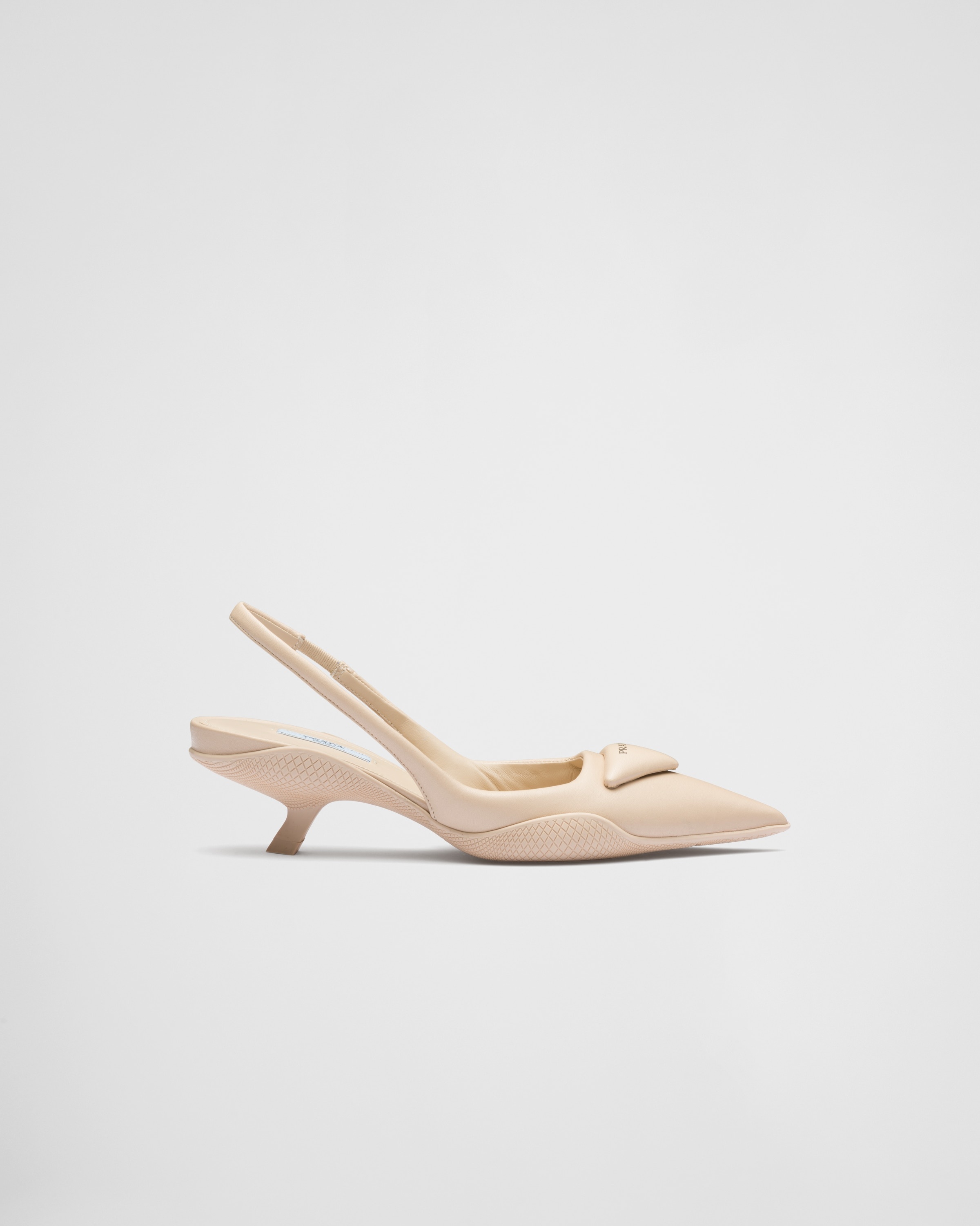 Soft padded leather slingback pumps - 2