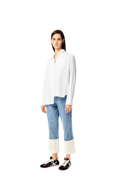 Loewe Asymmetric shirt in cotton outlook