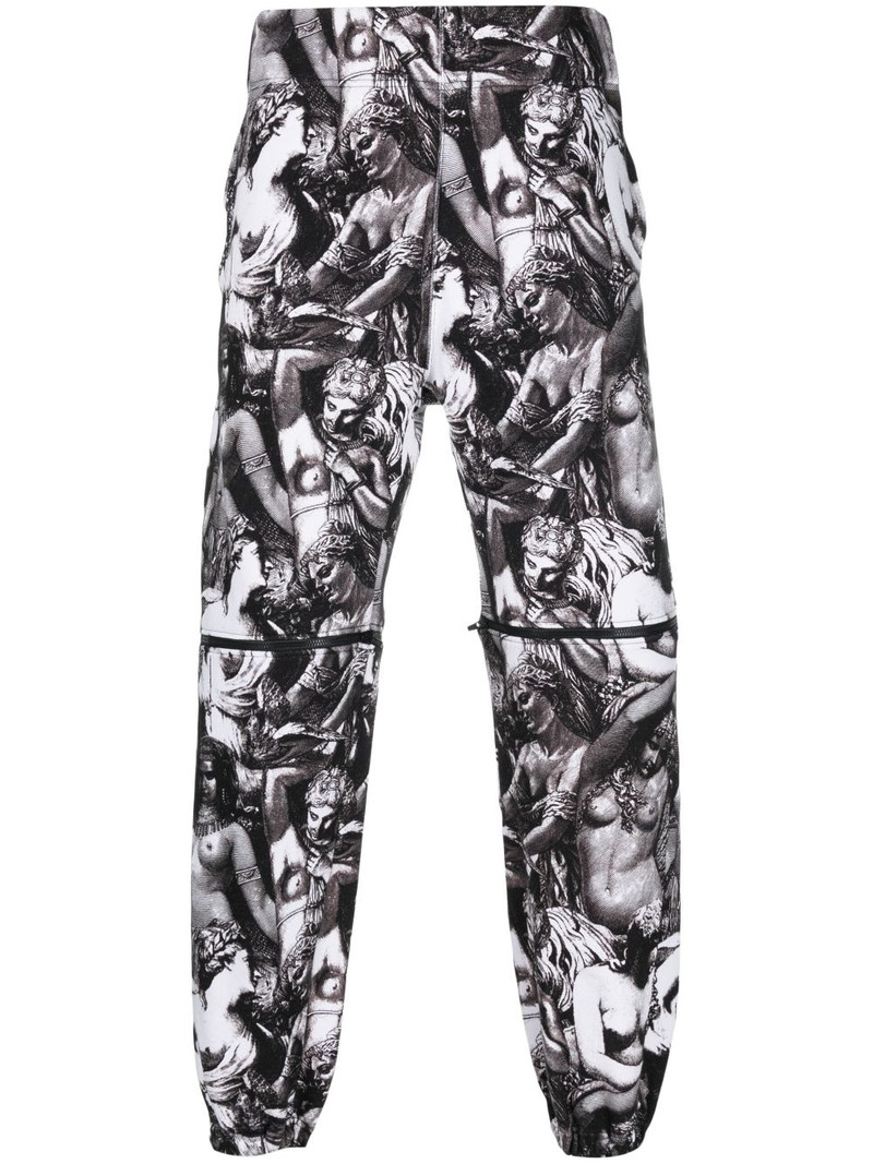 graphic-print track pants 1