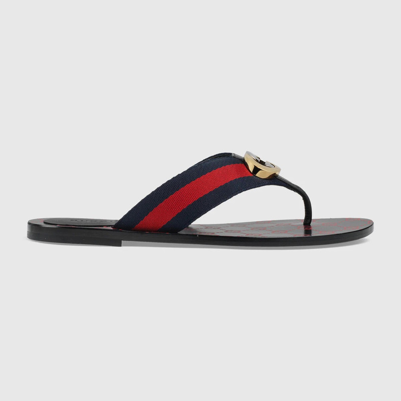 GG thong Web sandal 1