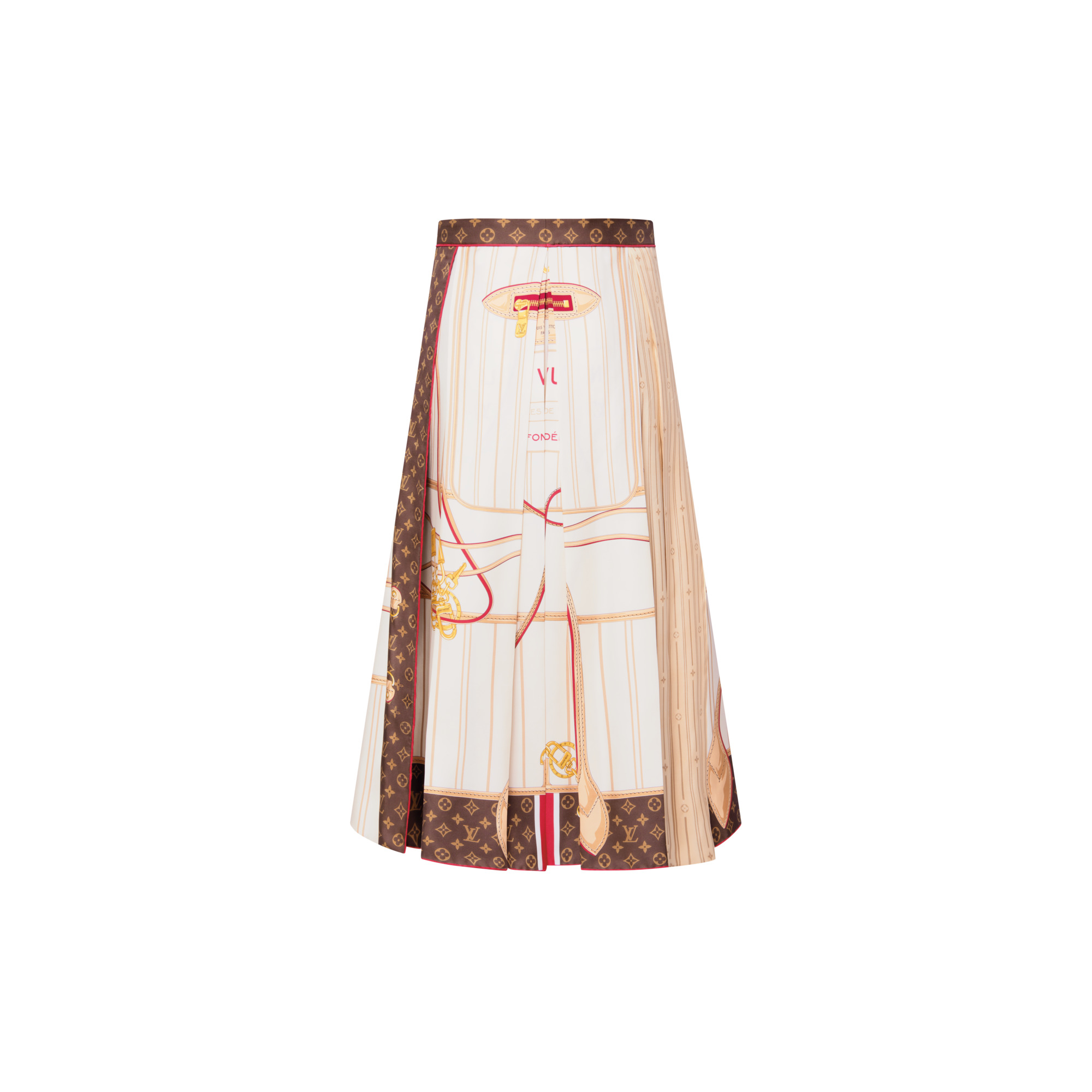 Neverfull Foulard Print Midi Skirt - 3