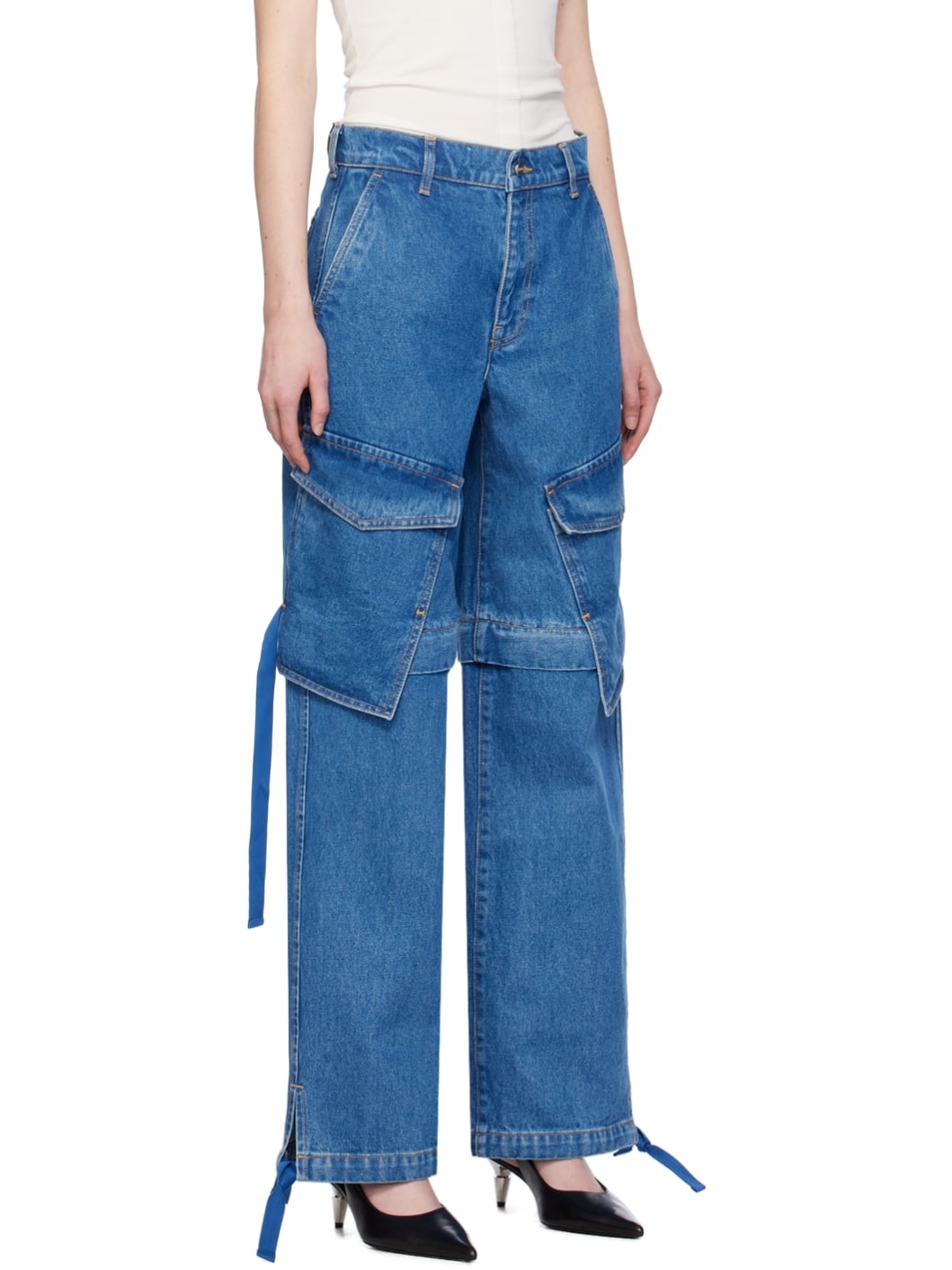 Blue Parachute Jeans - 2