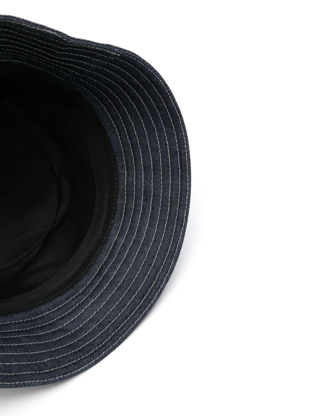 FF-motif denim bucket hat - 2