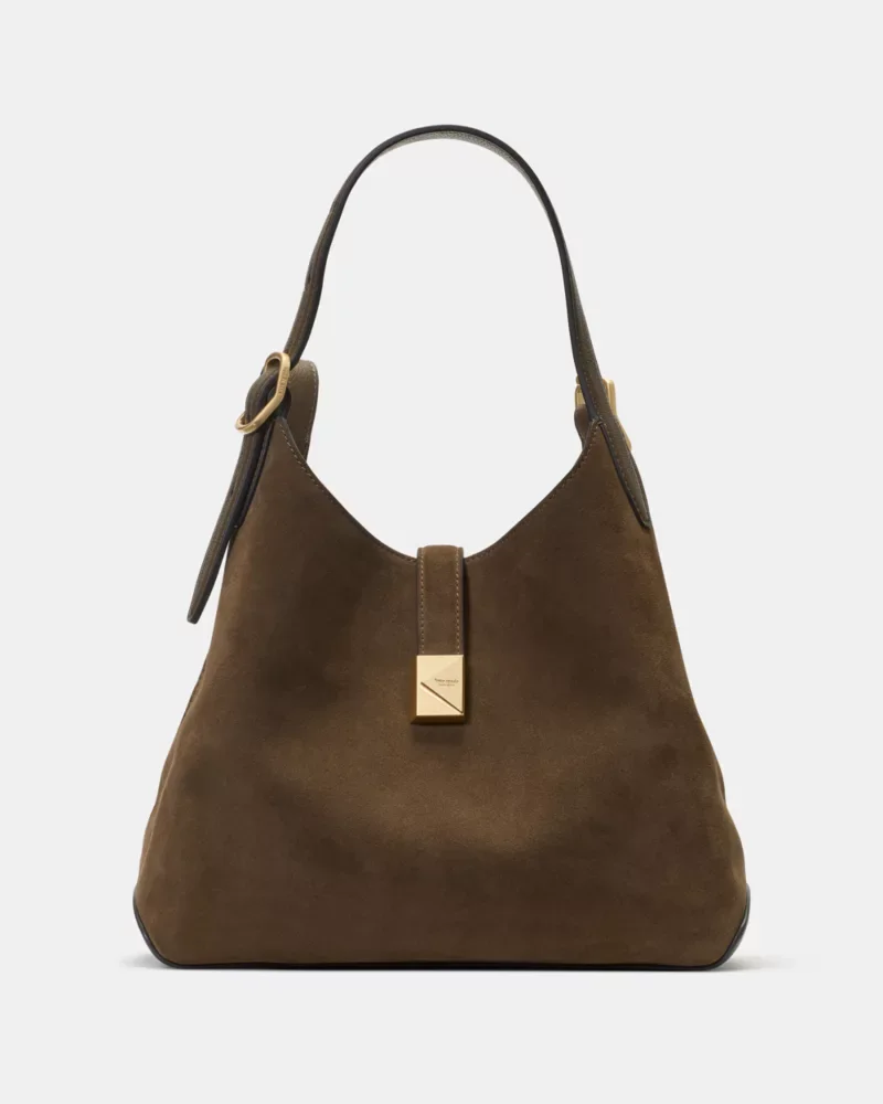 Deco Suede Crossbody Tote - 1