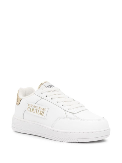 VERSACE JEANS COUTURE Meyssa logo-patch sneakers outlook