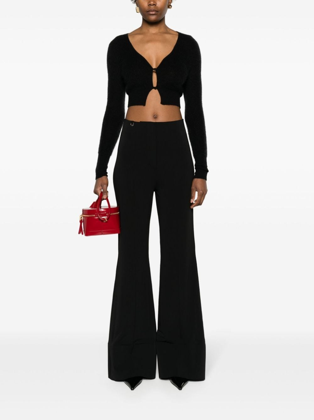 STRETCH HIGH-WAISTED PANTS - 2