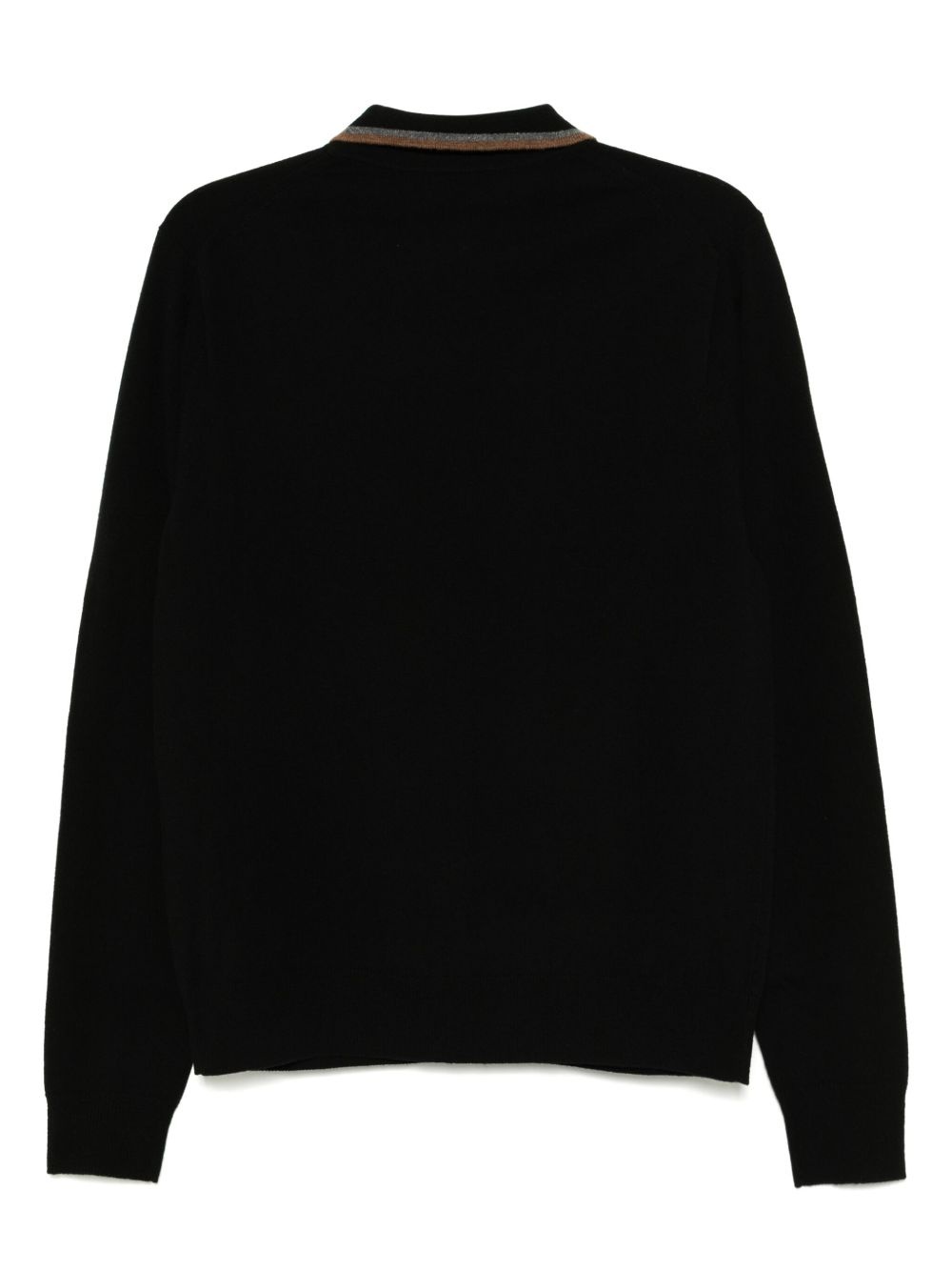 wool polo shirt - 2