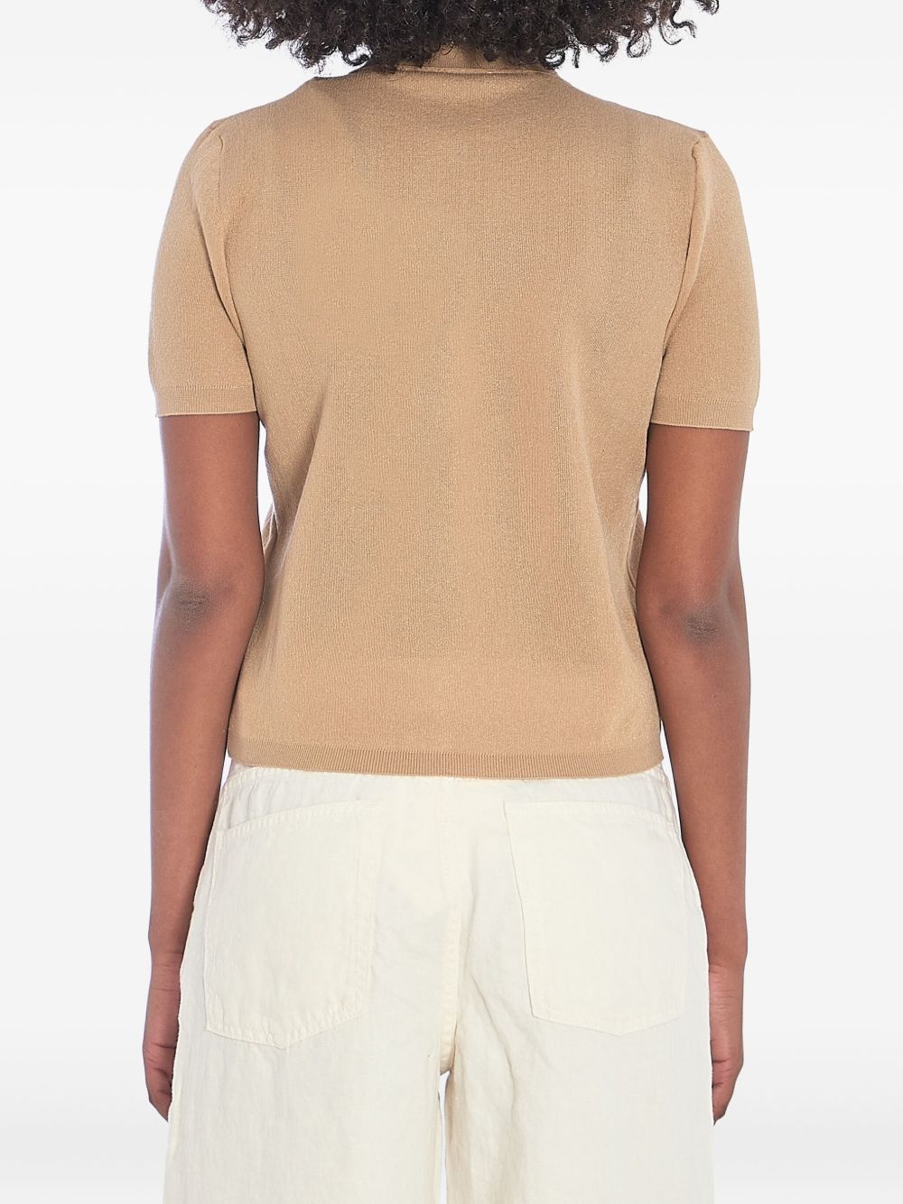 cotton-blend polo shirt - 4