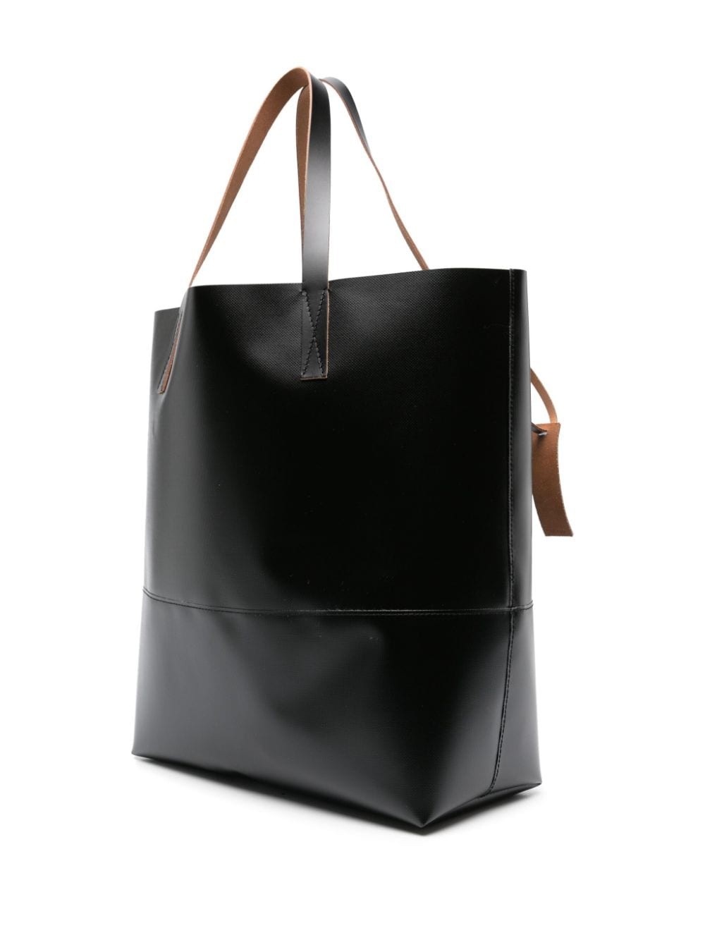 Tribeca logo-print faux-leather tote bag - 3