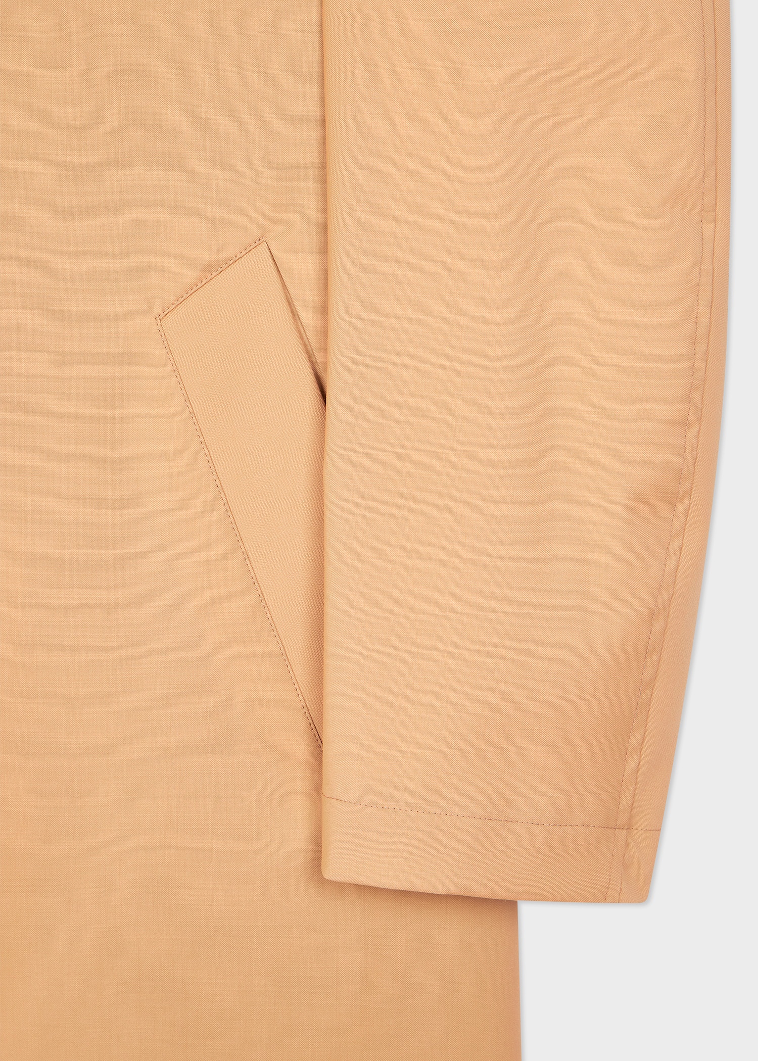 Tan 'Storm System' Wool Mac With Detachable Gilet - 3