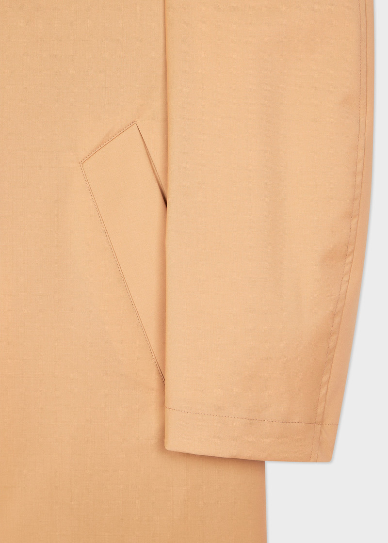 Tan 'Storm System' Wool Mac With Detachable Gilet 3