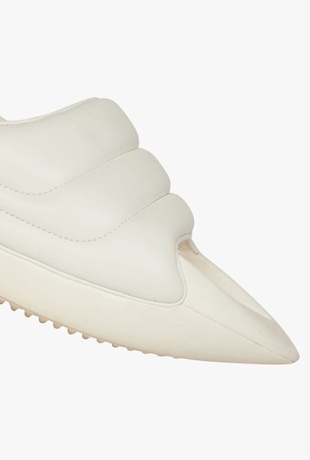 White quilted leather B-IT mules - 6