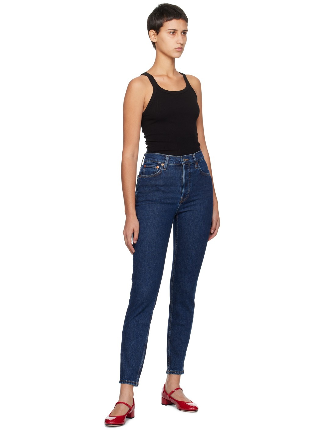 Indigo Skinny Jeans - 4