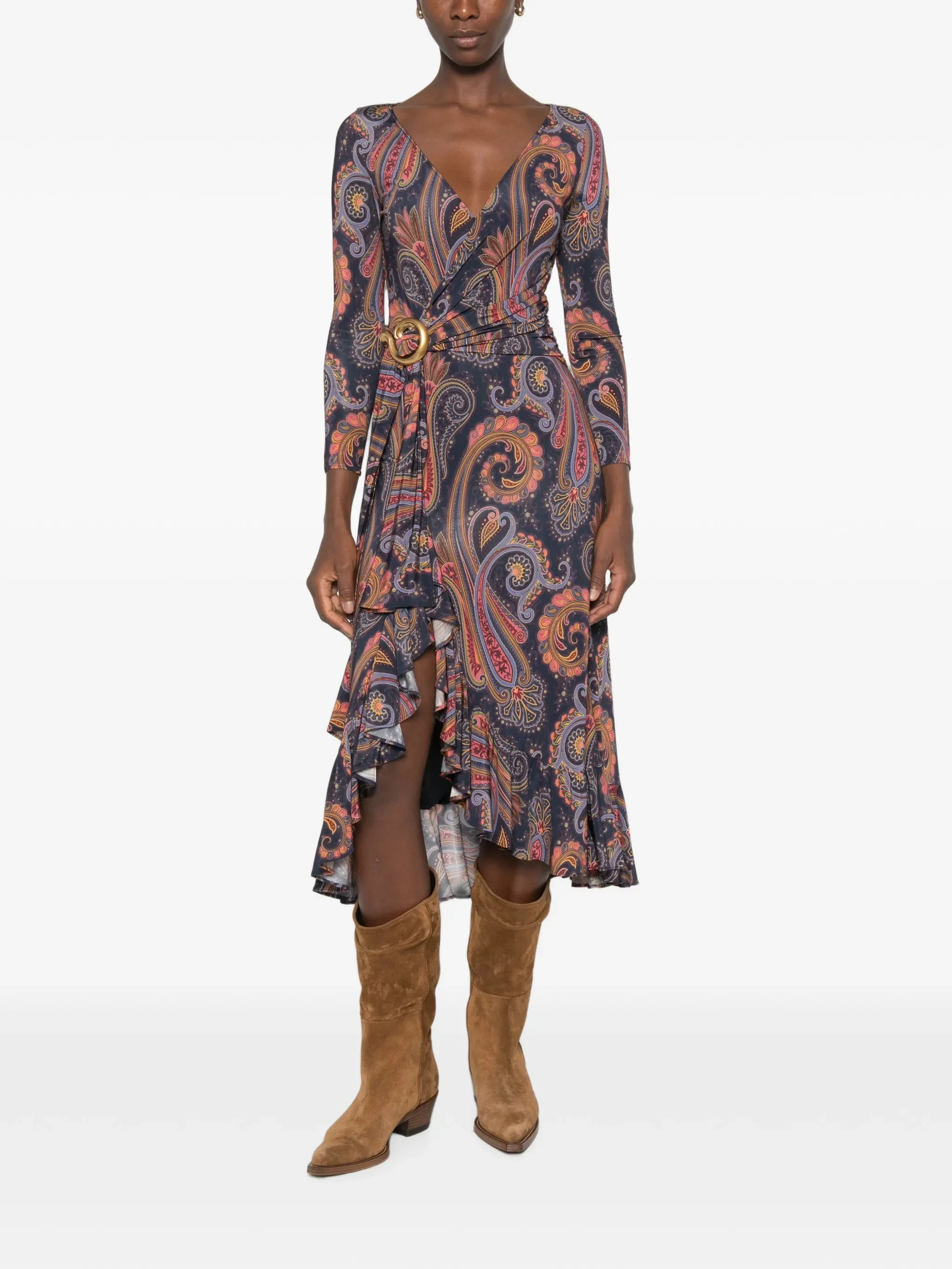 Etro Paisley-print Midi Dress - 1