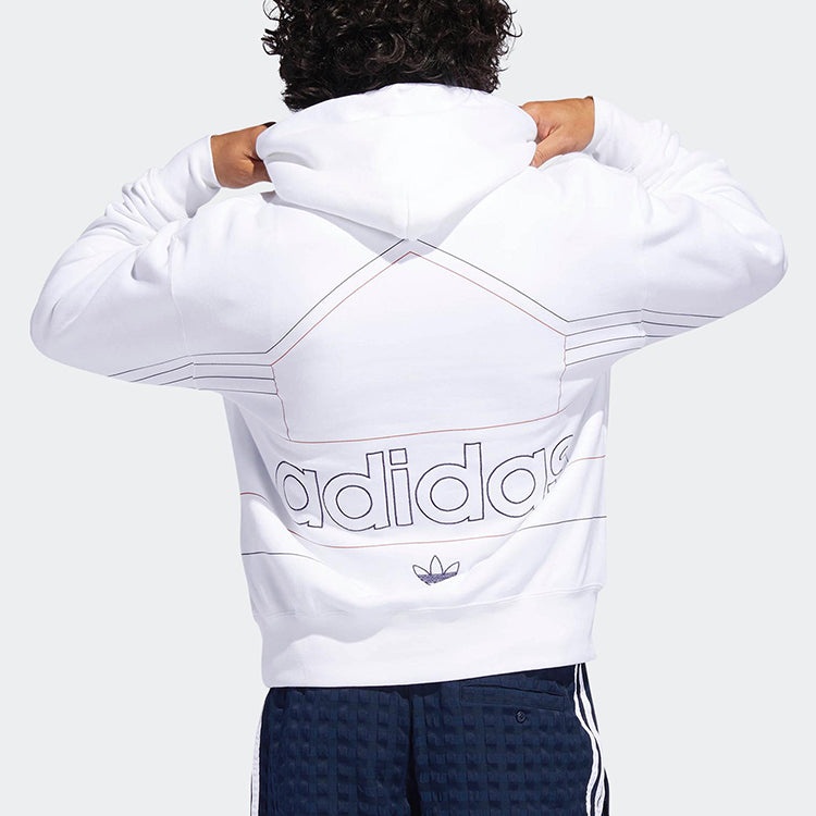 adidas originals Ewing Hoody Casual Sports Pullover White DV3102 - 4