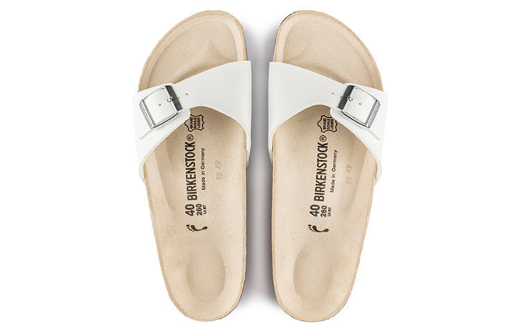 Birkenstock Madrid Birko-Flor Narrow Fit Sandals 'White' 40733 - 5