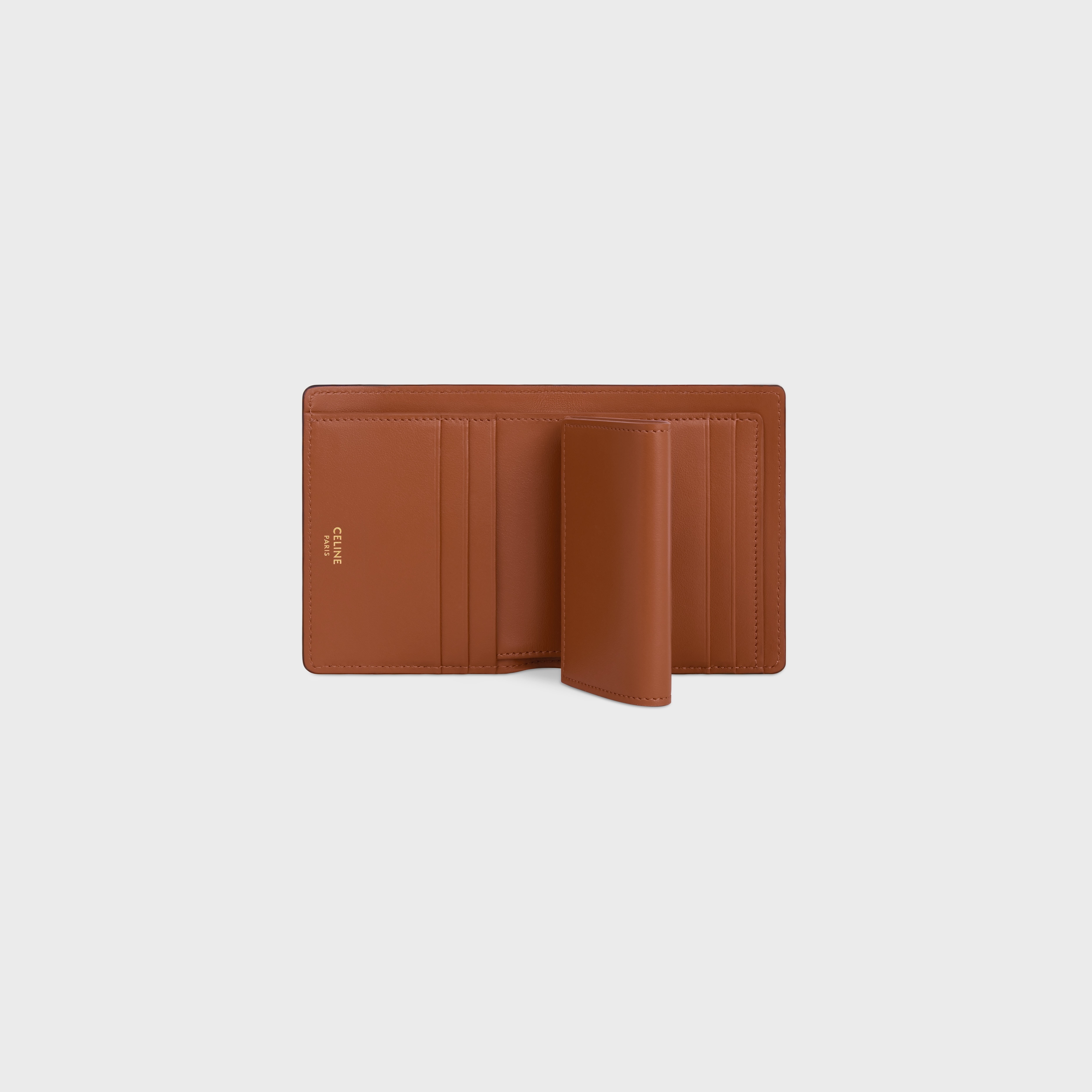 SMALL WALLET CELINE CONTI in SUPPLE CALFSKIN - 4