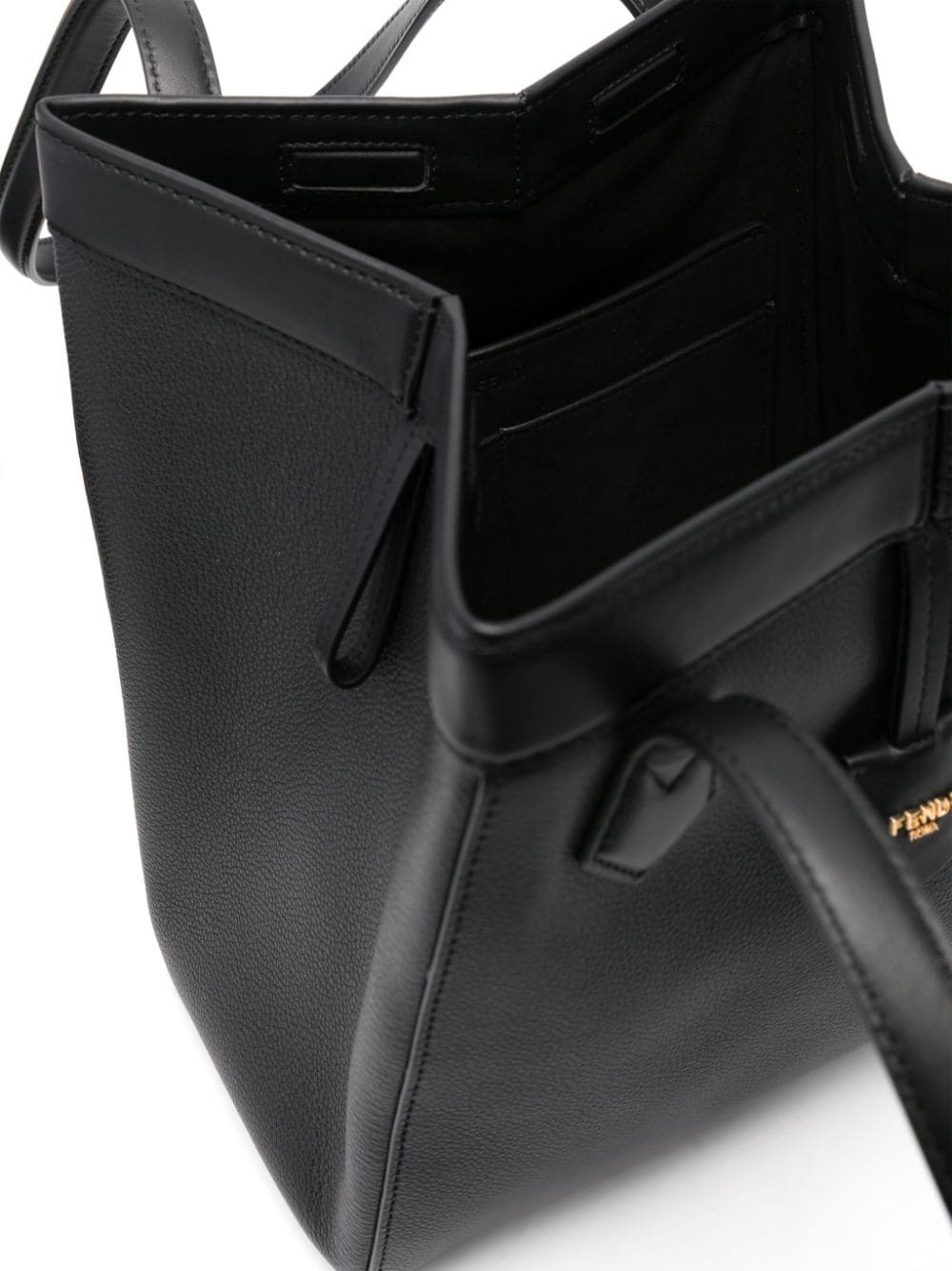 Origami leather shoulder bag - 5
