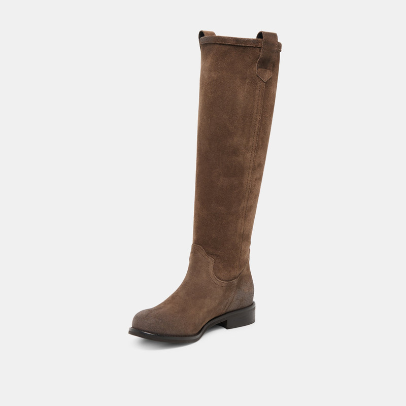 RAMZY BOOTS CHOCOLATE SUEDE 4